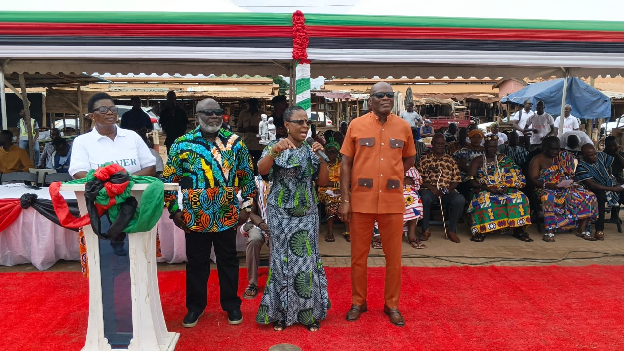 DCE, MP CUT SOD FOR CONSTRUCTION OF 24-HOUR ECONOMY MARKET AT KASSEH